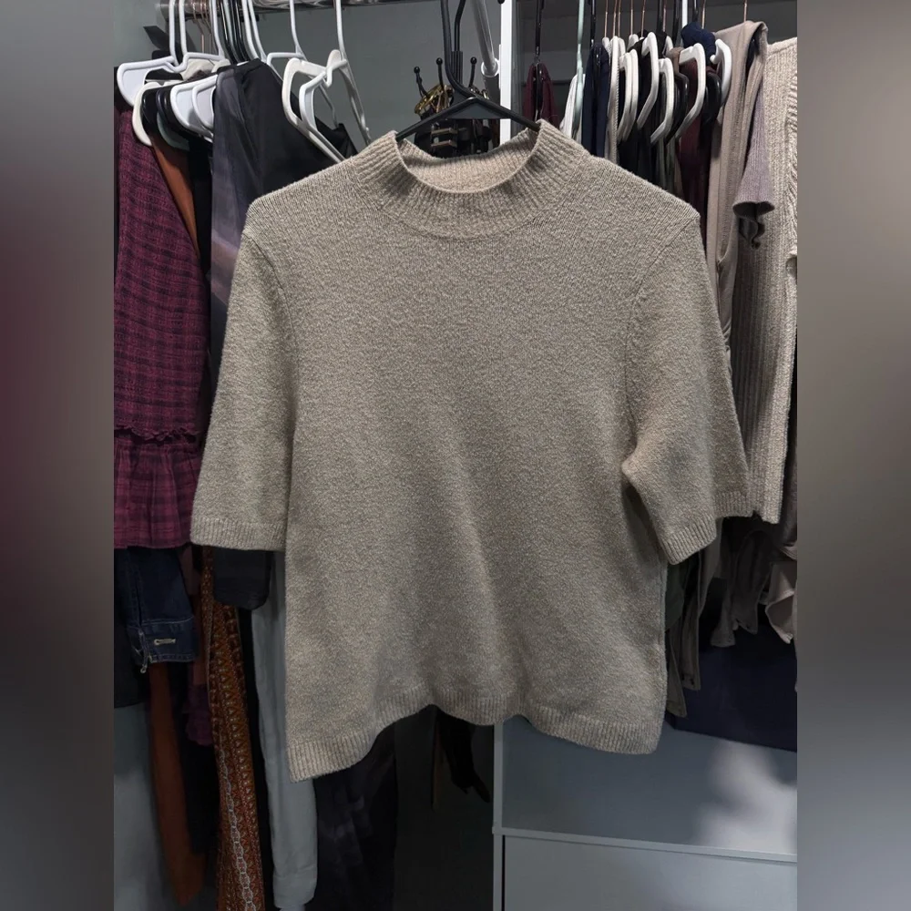 Abercrombie & Fitch Madeline Crew Sweater Tee - Picture 3 of 4